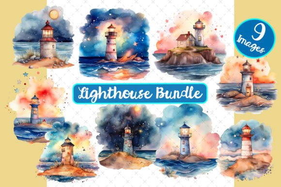 Beautiful Lighthouse Watercolor Bundle: A Creative Guide