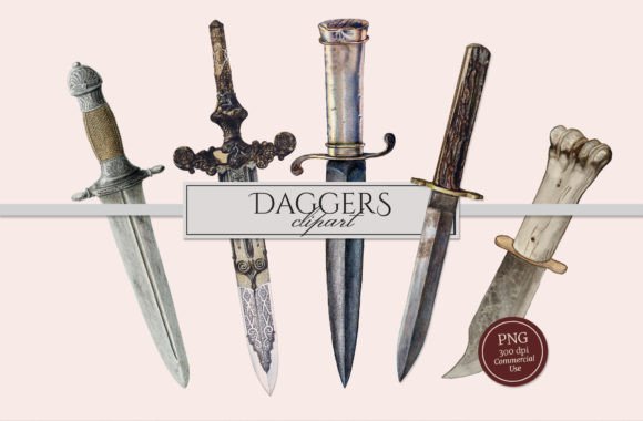 Dagger Clipart: A Designer's Guide to Vintage Blade Assets