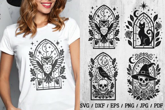 Halloween Gothic Stained Glass SVG Files: A Designer's Toolkit
