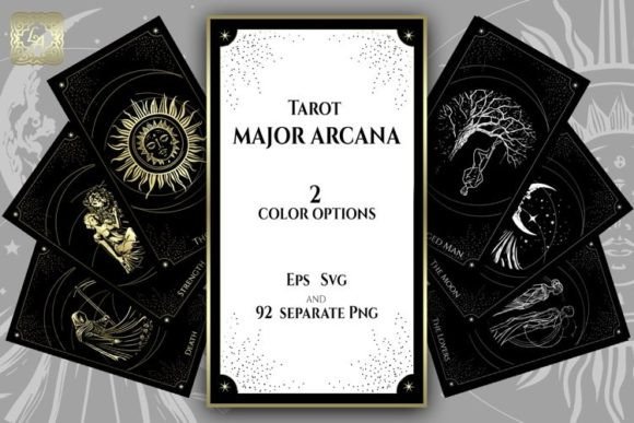 Major Arcana Deck SVG: Unlocking Creative Tarot Card Designs