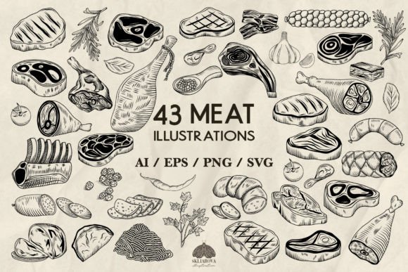 Meat Svg Png Eps: A Creative Toolkit for Rustic & Food-Focused Designs