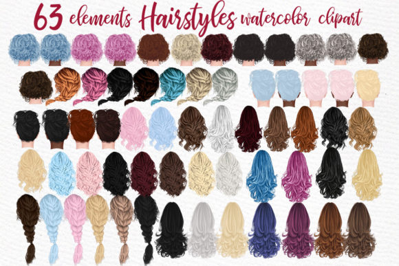 Styling Your Designs with Hairstyles Clipart