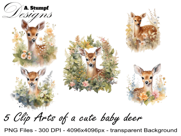 The Gentle Charm of A Cute Baby Deer in Nature
